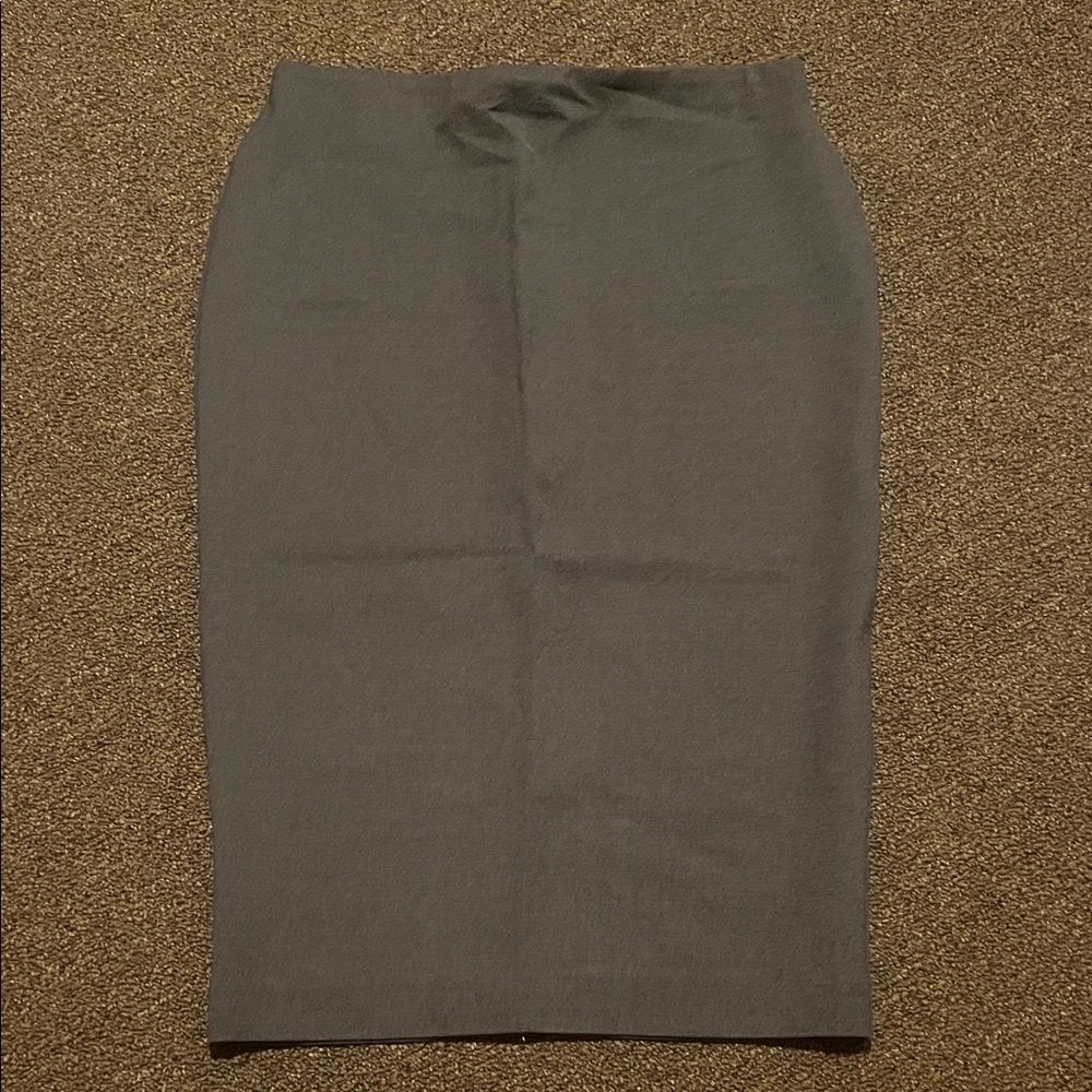 Express Dark Charcoal Pencil Skirt